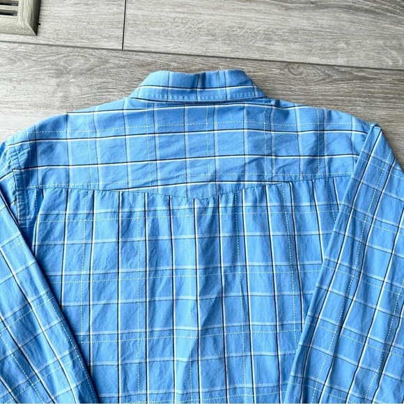 MWG  Blue Plaid Western Button Down Shirt - Picture 13 of 13